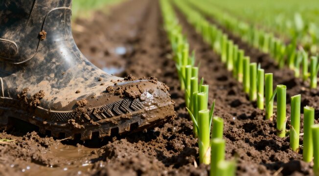 Close-up of a customer's hand holding a smartphone with a digital QR code for contactless payment over fresh fruit at a grocery store