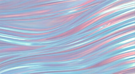 Abstract pastel-colored wavy pattern with soft pink, blue, and white hues on a smooth background.
