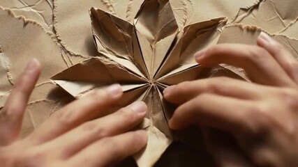 Crafting Paper Flowers - A Step-by-Step Guide to Origami Art.