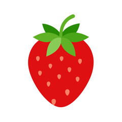 strawberry isolated on white