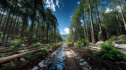 The role of reforestation in combating climate change