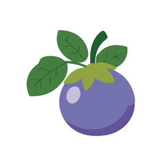 An eggplant illustration, digital painting, eggplant illustration in watercolor style, isolated on a white background, vegetables collection, EPS format design