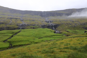 area around the Saksun Heritage Farm, Streymoy, Faroe Islands, Denmark