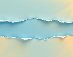 Paper Tear Effect with Gradient Lighting and Seamless Design