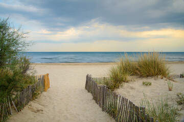 Beach near Montpellier (France)