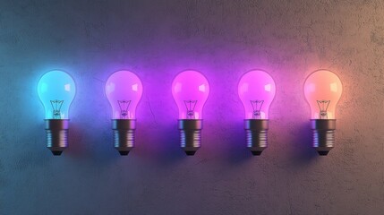 Bright glowing lightbulb in hand, symbolizing an electric concept of creative inspiration and innovative idea