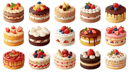 Cakes – Transparent Background