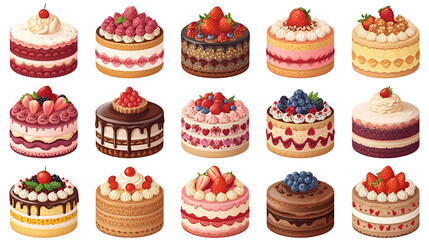 Cakes – Transparent Background
