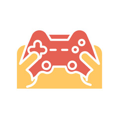 Gaming Setup Icon Design