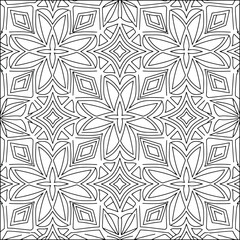 Decorative vector abstract geometric motif, premium seamless wallpaper design