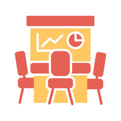 Fototapeta premium Conference Room Icon Design