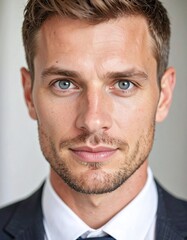 Fototapeta premium Close-up portrait of a man (13)