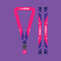 Office and company ID card lanyards
