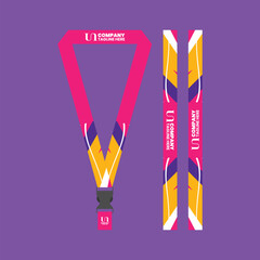 Office and company ID card lanyards