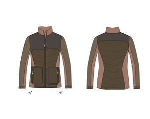 outdoor women goose jumper hard shell