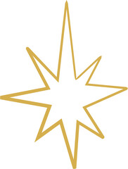 hand drawn yellow star icons and sparkle elements