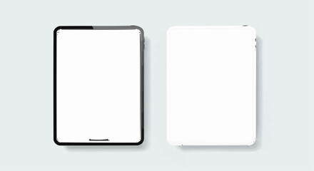 vector illustration of a tablet pc