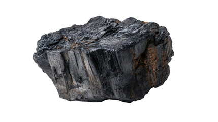 Pitch tar lump background isolated on a Transparent background, PNG file.