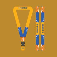 Office and company ID card lanyards