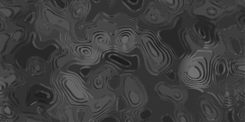 Dark gray abstract topographic contour lines pattern with organic flowing shapes and subtle depth effect for modern backgrounds and textures
