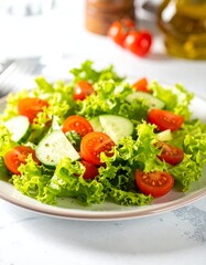 Refreshing salad plate