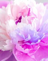 Soft pink flower bloom