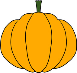 pumpkin isolated on white