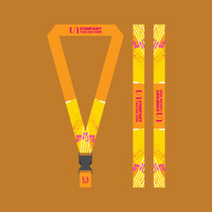 Office and company ID card lanyards