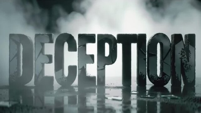 Deception Concept &ndash; Lies, Betrayal, Fraud, Illusion and Hidden Truths