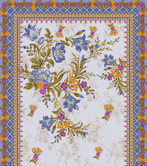 front back sleeve digital print pattern