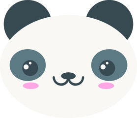 Fototapeta premium Cartoon Animal Heads Vector Illustration