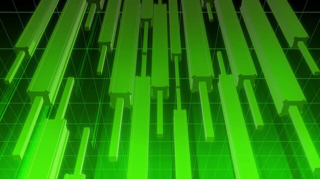 Bull Run Green Candles in Stock Market
