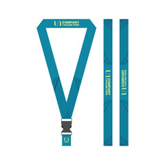 Office and company ID card lanyards