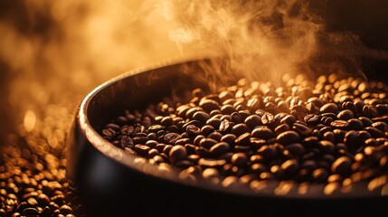 Roasted coffee beans