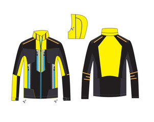 outdoor men wind breaker hard shell shoulder cabra © 양 진옥