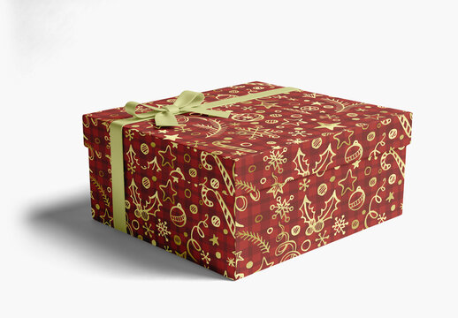 Gift Box Mockup