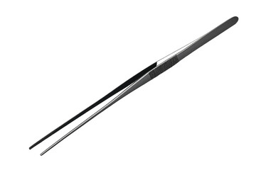 Chrome metal tweezers for laboratory, kitchen, and medical use