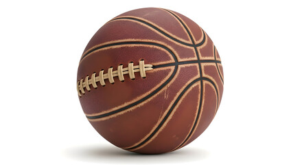 Unique basketball design with football laces merges two sports into one creative, dynamic concept for all your commercial needs