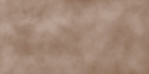 White smoky patterns on a coffee-brown, resembling soft coffee steam. Abstract texture, background. Horizontal backdrop. Creative projects, design. 