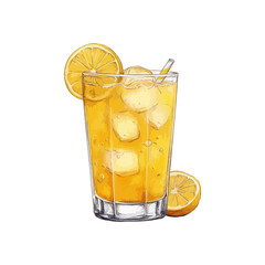 lemonade hand drawn illustration