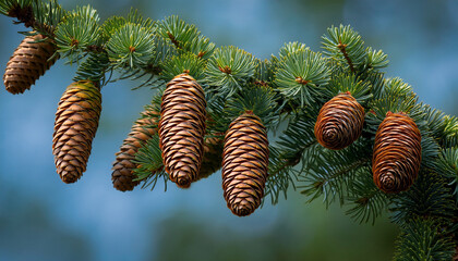 Cones On A Allocasuarina Verticillata Commonly Known As Drooping Sheoak