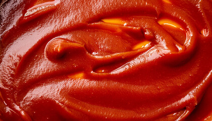 Close Up Sauce Texture