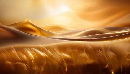 Soft Golden Hues Blend Seamlessly Creating An Ethereal Atmosphe