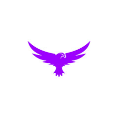 Flying Hawk Vector Symbol