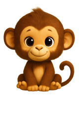 Obraz premium Monkey M helps teach children