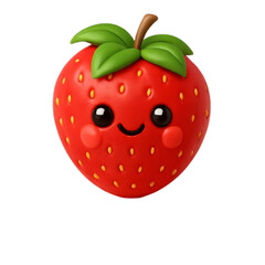 strawberry isolated on white