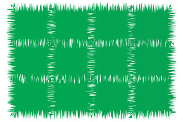 Green plaid pattern isolated on white background, creating a visually appealing design