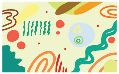 Abstract background with organic shapes and warm colors