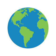 Fototapeta premium earth globe vector illustration