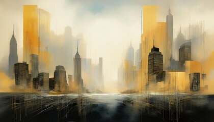 Obraz premium identity for blind typography studio field compression new york studio scene post painterly abstraction screenprint color inversion overlay printed absence static resonance ivory fog